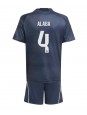 Billige Real Madrid David Alaba #4 Bortedraktsett Barn 2025-26 Kortermet (+ Korte bukser)
